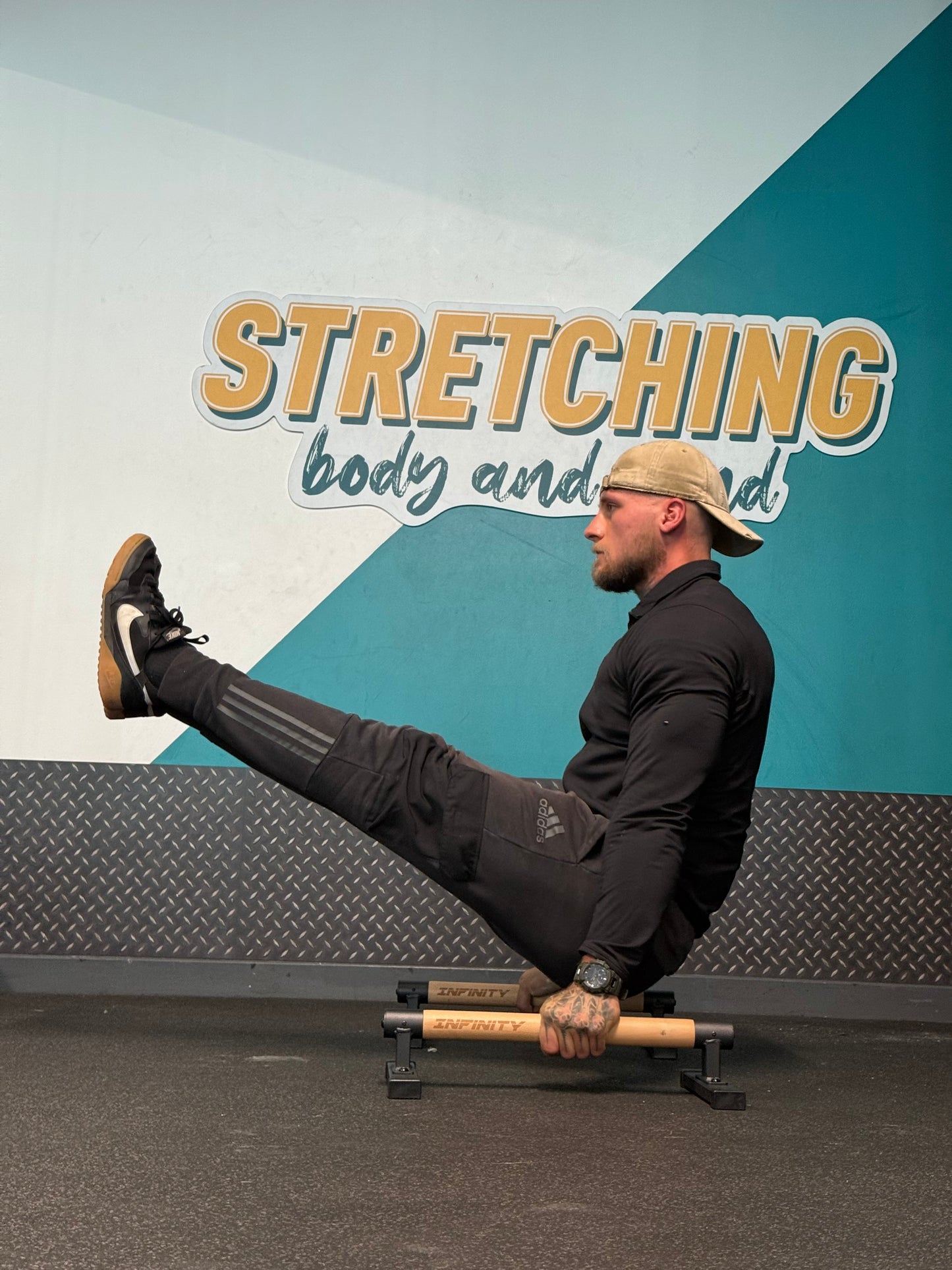 Long Parallettes with Wooden Handles For Callisthenics gymnastics Crossfit handstand planche