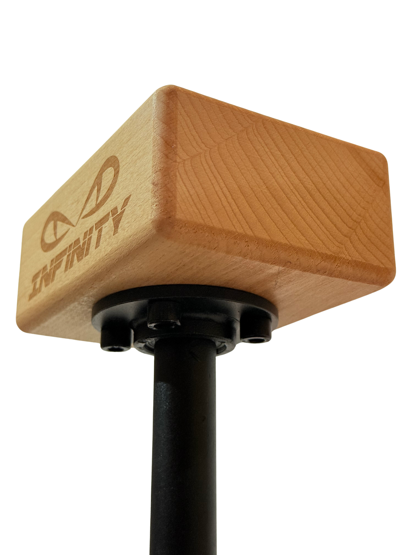 Infinity Handstand Canes – Block Grip Rotating | Professional Handstand Trainer for Calisthenics, Gymnastics & Yoga | Steel Base, Hardwood Grip, Strength & Balance Training