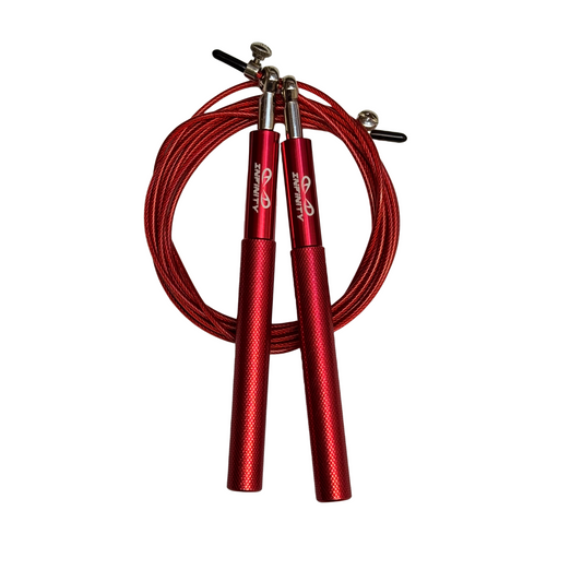 Metal Speed Skipping Rope Red