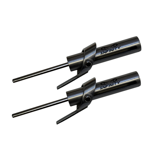 Pair of Metal Drop Set Pins By Infinity 7.8mm Diameter For Gym Weight Stack