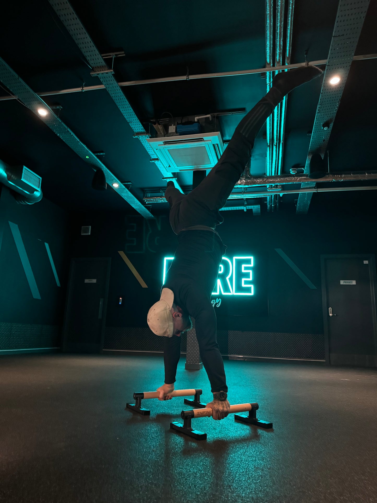 Long Parallettes with Wooden Handles For Callisthenics gymnastics Crossfit handstand planche